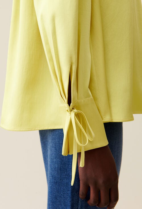 Claudie Blouse Fluide Col Ouvert Pour Femme