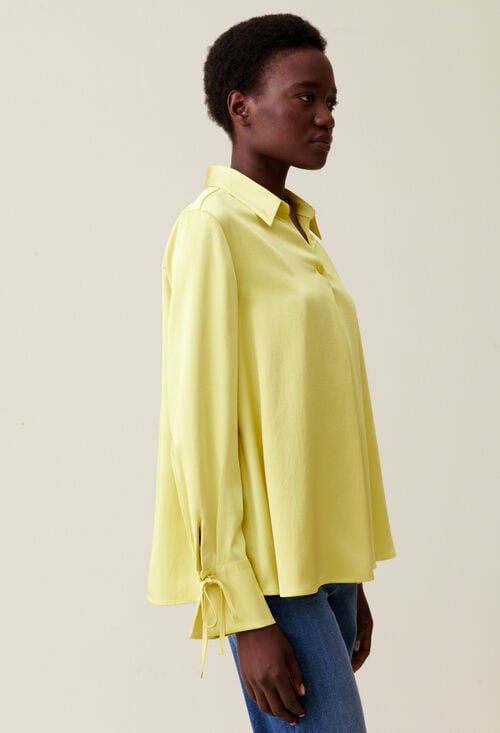 claudie Blouse fluide col ouvert pour femme