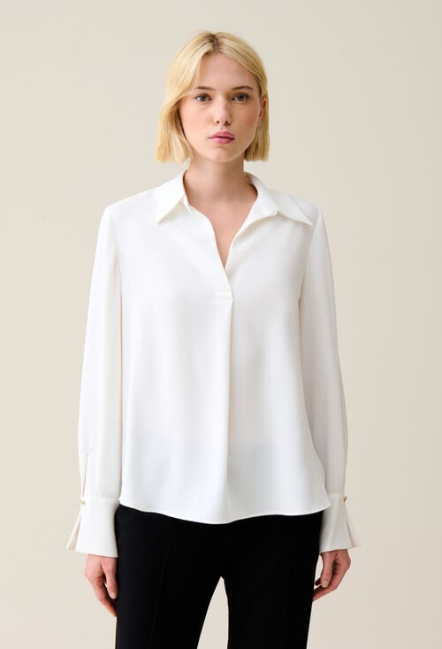 Claudie Blouse Fluide écrue Pour Femme