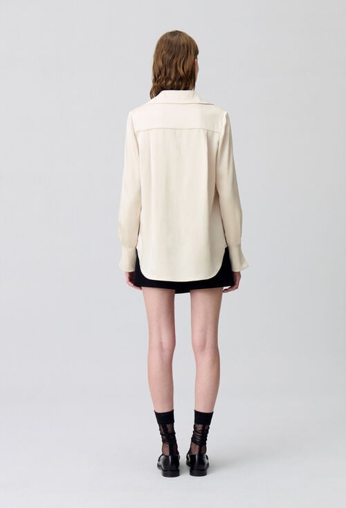 Claudie Blouse Fluide Plissée Pour Femme