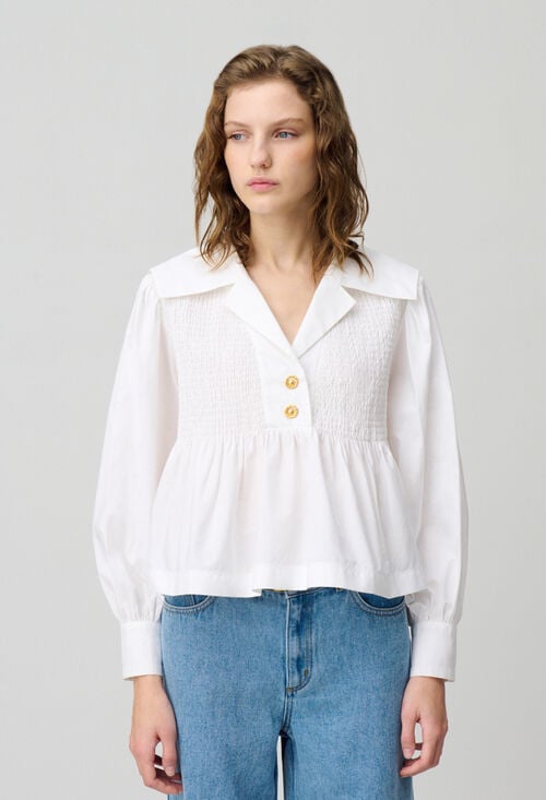 Claudie Blouse Volantée Pour Femme