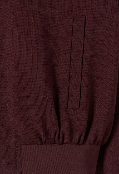 Claudie Bomber Fluide Zippé Pour Femme