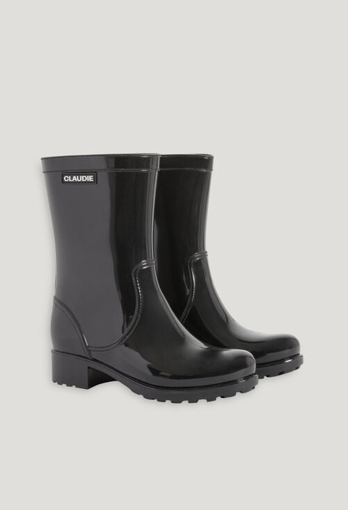 Claudie Bottes De Pluie Noires Pour Femme