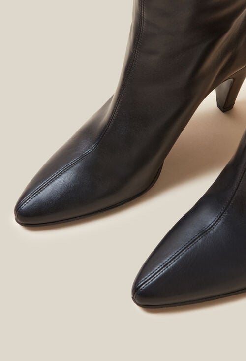 Claudie Bottes Hautes Cuir Pour Femme