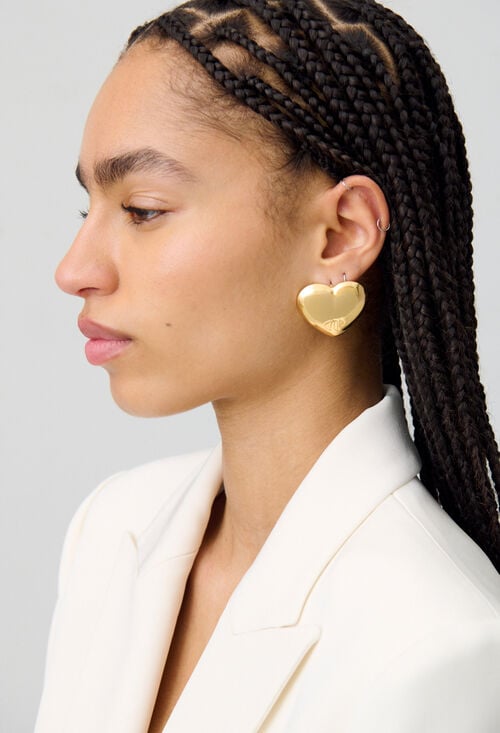 claudie Boucle d'oreilles coeur pour femme