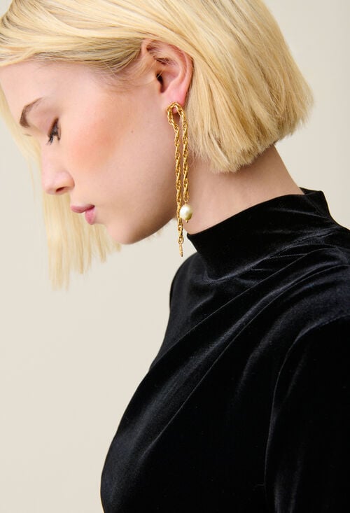 claudie Boucles d'oreilles chaîne pour femme