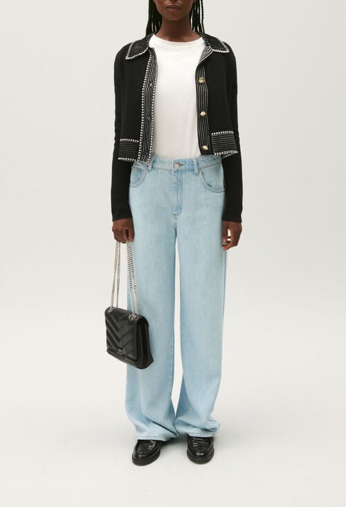 claudie Cardigan court maille pour femme