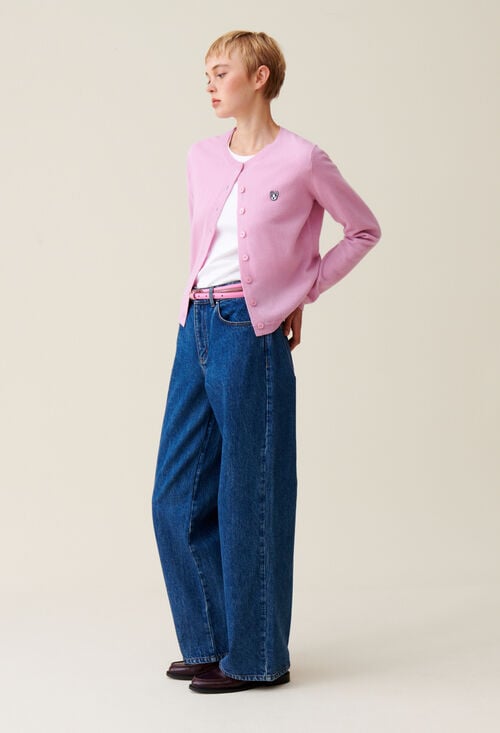 Claudie Cardigan Jean Toto Laine Pour Femme