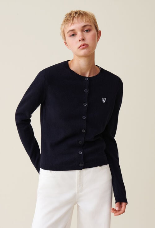 Claudie Cardigan Jean Toto Laine Pour Femme