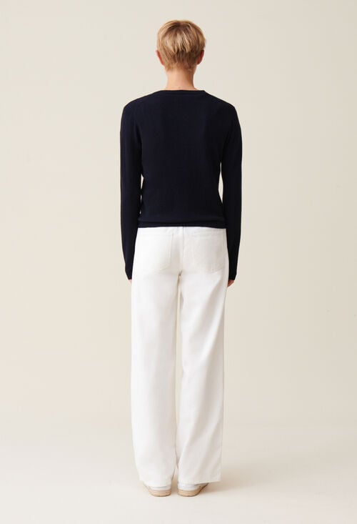 Claudie Cardigan Jean Toto Laine Pour Femme