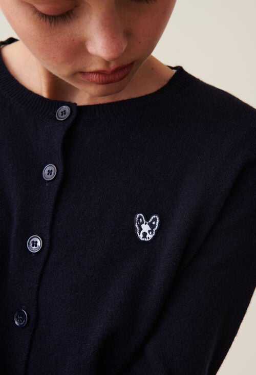 claudie Cardigan Jean Toto laine pour femme