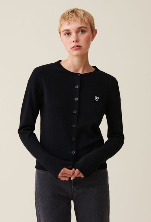 Claudie Cardigan Jean Toto Laine Pour Femme