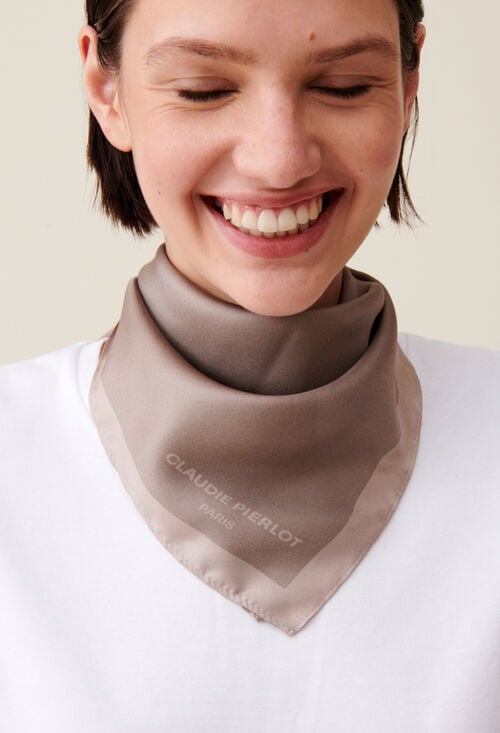 claudie Carré de soie 55cm x 55cm pour femme