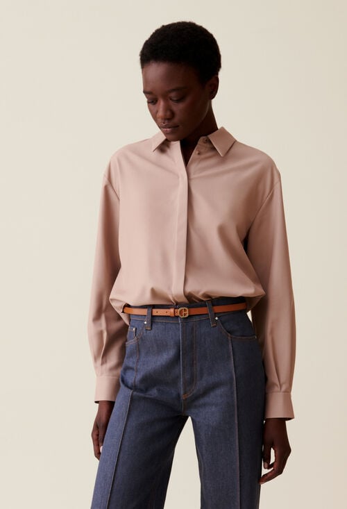 Claudie Ceinture Cuir Boucle CP Pour Femme