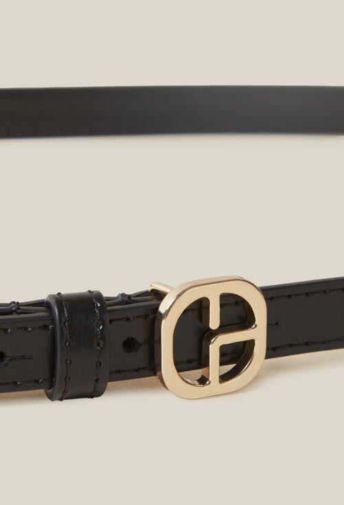 Claudie Ceinture Cuir Boucle CP Pour Femme