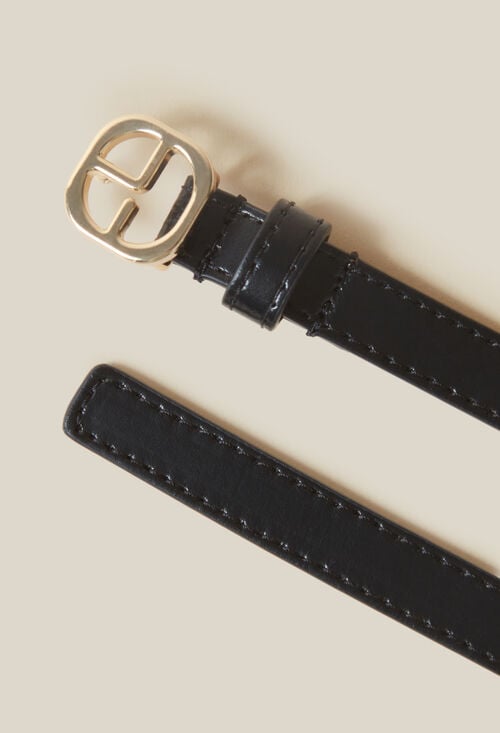 Claudie Ceinture Cuir Boucle CP Pour Femme