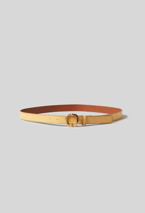 Claudie Ceinture Cuir Boucle Dorée Pour Femme