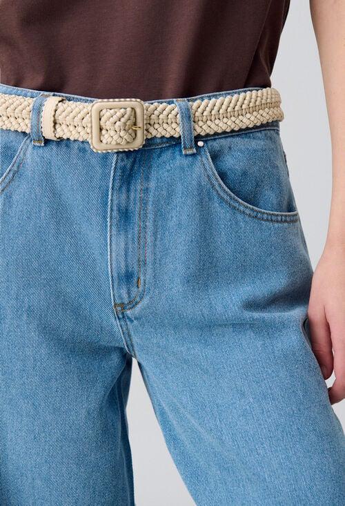 claudie Ceinture en cuir tressé pour femme
