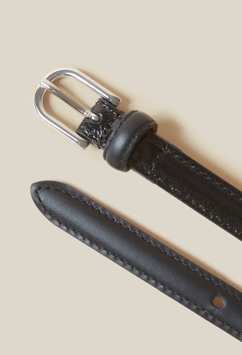 Claudie Ceinture Fine Cuir Pour Femme