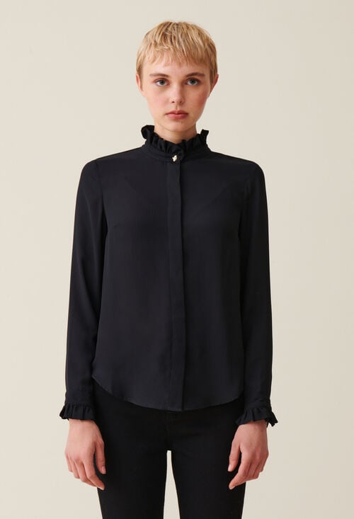 Claudie Chemise à Col Pour Femme