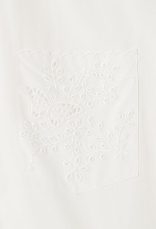 Claudie Chemise Brodée Pour Femme