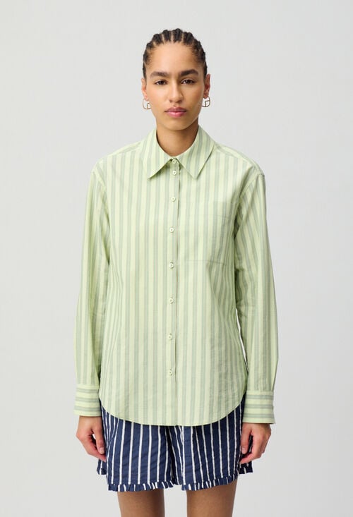 Claudie Chemise Classique Droite Pour Femme