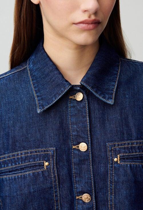 Claudie Chemise Denim Oversize Pour Femme