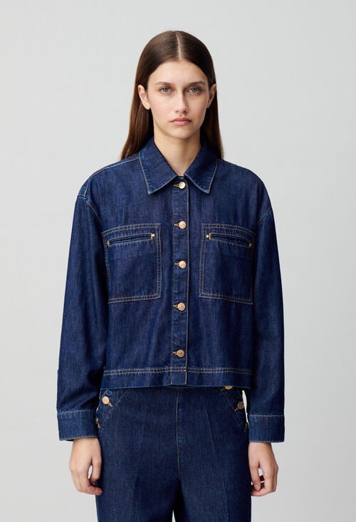 Claudie Chemise Denim Oversize Pour Femme