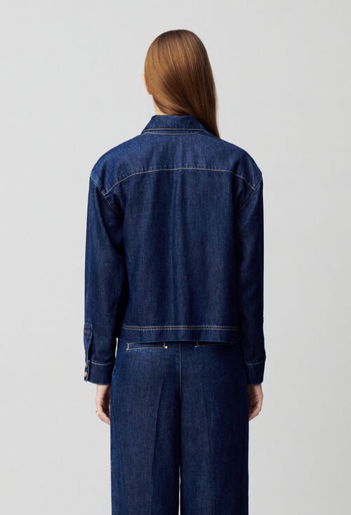 Claudie Chemise Denim Oversize Pour Femme