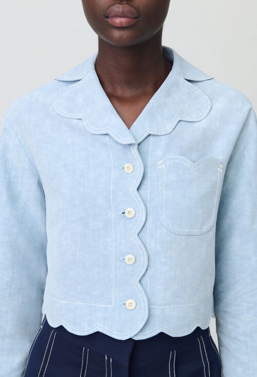 Claudie Chemise Denim Pour Femme