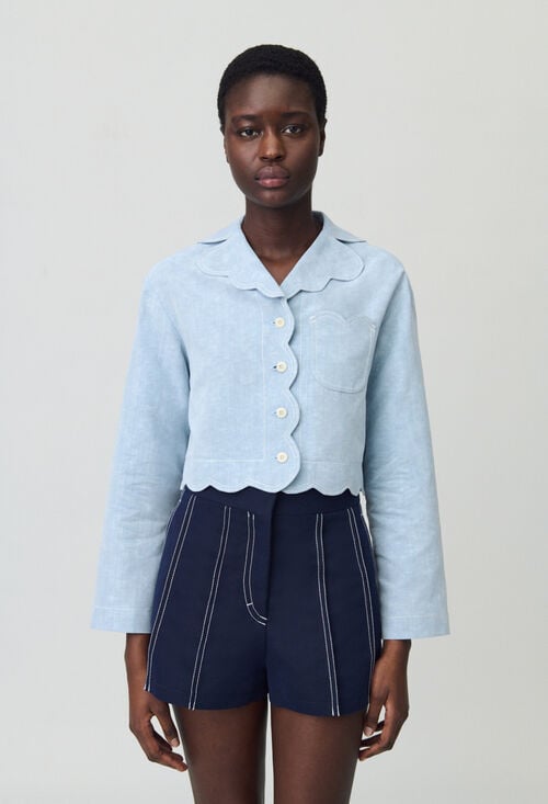 Claudie Chemise Denim Pour Femme