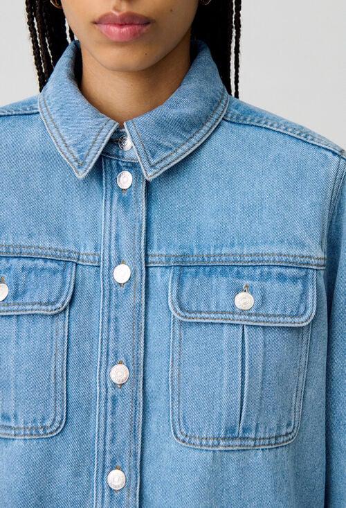 Claudie Chemise Denim Pour Femme