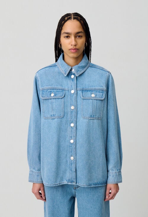 Claudie Chemise Denim Pour Femme