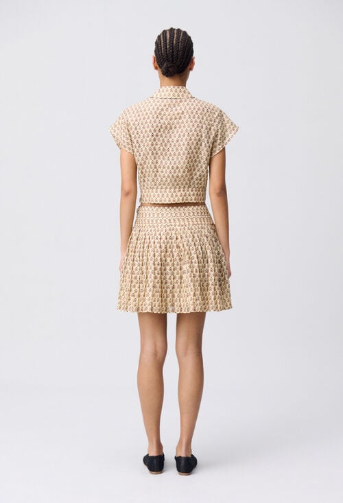 Claudie Chemise Fluide Courte Pour Femme