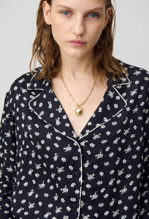 Claudie Chemise Fluide Courte Pour Femme