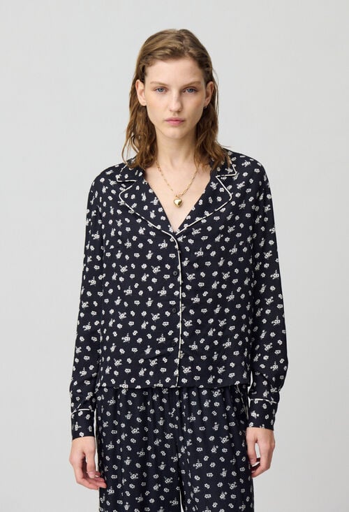 Claudie Chemise Fluide Courte Pour Femme