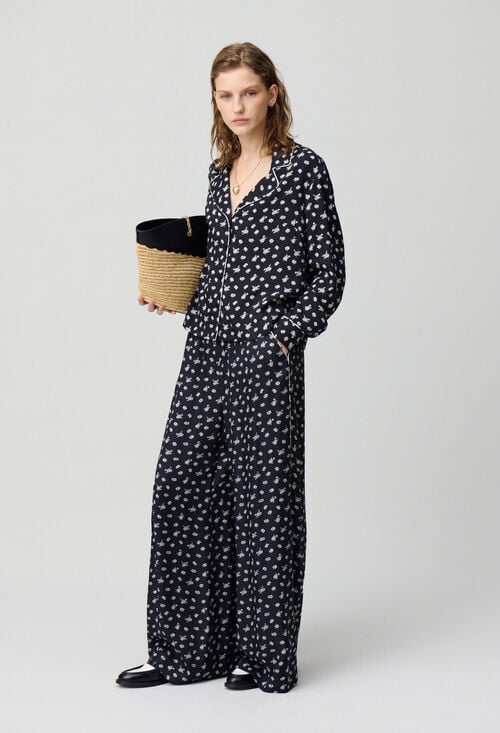 claudie Chemise fluide courte pour femme