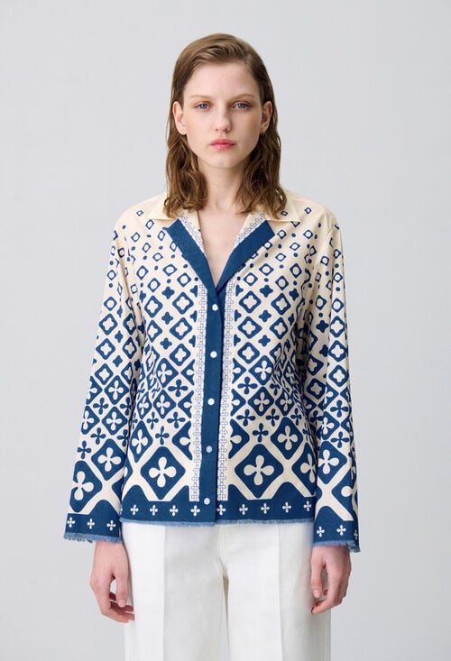 Claudie Chemise Fluide Imprimée Pour Femme