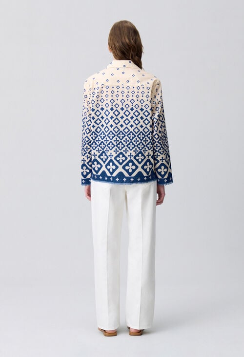 Claudie Chemise Fluide Imprimée Pour Femme