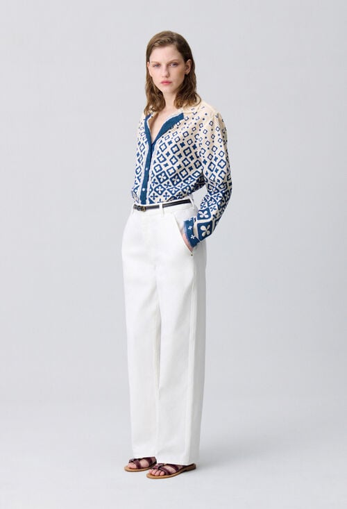 claudie Chemise fluide imprimée pour femme