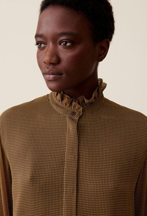 claudie Chemise fluide petits carreaux pour femme