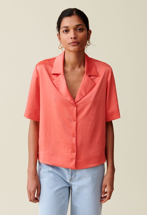 claudie Chemise fluide satinée pour femme