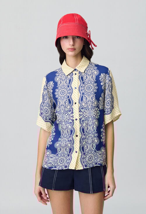 Claudie Chemise Manches Courtes Pour Femme