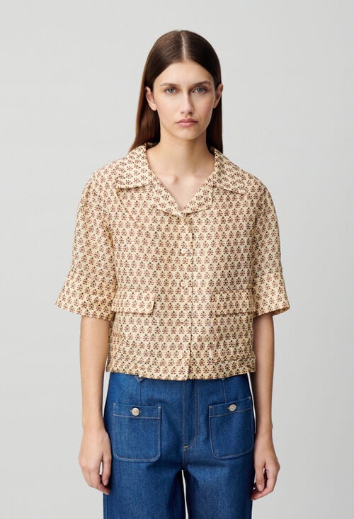 Claudie Chemise Manches Courtes Pour Femme