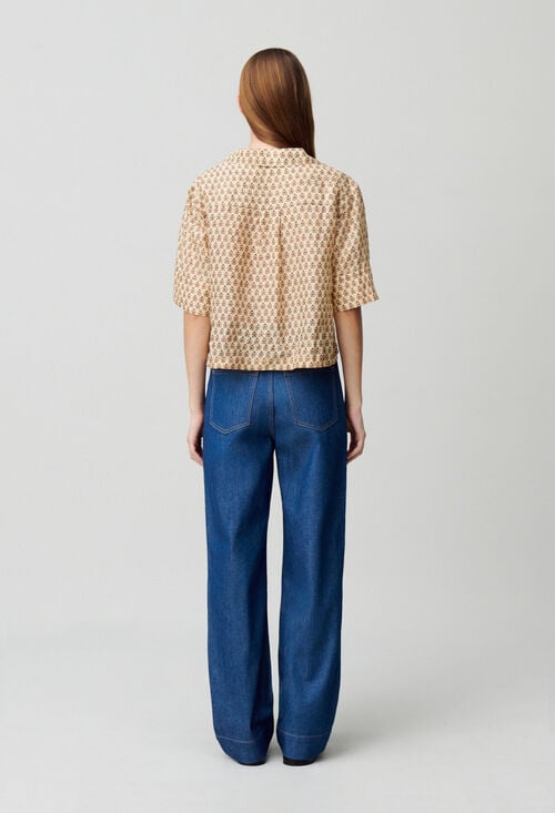 Claudie Chemise Manches Courtes Pour Femme