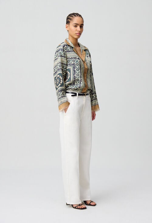 claudie Chemise soie imprimée pour femme