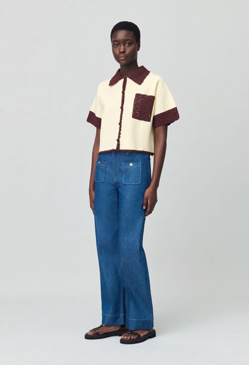 claudie Chemisette maille fine pour femme