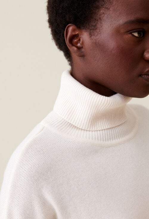Claudie Col Roulé 100% Cachemire Pour Femme