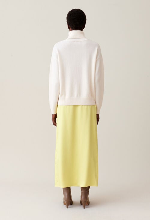 Claudie Col Roulé 100% Cachemire Pour Femme