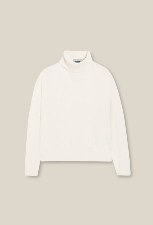 Claudie Col Roulé 100% Cachemire Pour Femme